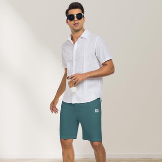 Foto 6 | Foto 6 | Pantalones Cortos Mancozy De Pana Para Hombre Para Correr En La Playa Color Verde - Venta Internacional.