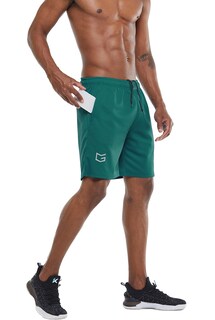 Foto 2 | Foto 2 | Pantalones Cortos De Entrenamiento Para Correr G Gradual Para Hombre Color Verde Xxl - Venta Internacional.