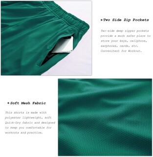 Foto 4 | Foto 4 | Pantalones Cortos De Entrenamiento Para Correr G Gradual Para Hombre Color Verde Xxl - Venta Internacional.
