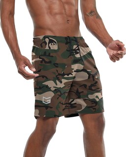 Foto 1 | Foto 1 | Pantalones Cortos De Entrenamiento Para Correr G Gradual Para Hombre Color Verde Camo Xl - Venta Internacional.