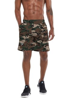 Foto 3 | Foto 3 | Pantalones Cortos De Entrenamiento Para Correr G Gradual Para Hombre Color Verde Camuflaje - Venta Internacional.