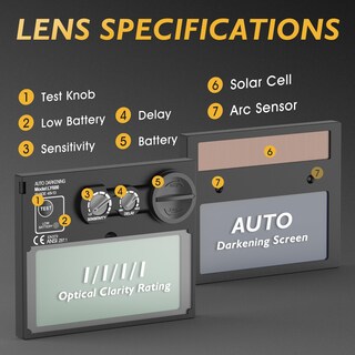 Foto 2 | Foto 2 | Casco De Soldadura Tooliom Tl-ef9242a Con Oscurecimiento Automático Pantalla 9-13 - Venta Internacional.