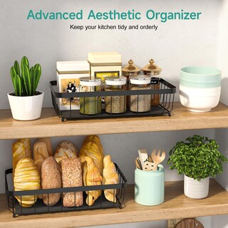 Foto 4 | Foto 4 | Cesta De Frutas Sevenblue 2025 Pro De 2 Niveles Con Perchas Para Plátanos - Venta Internacional.