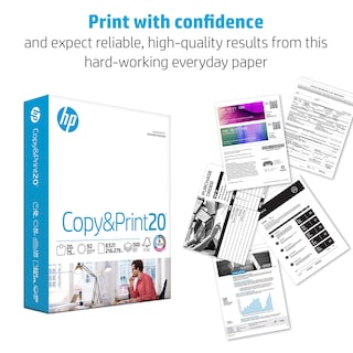 Foto 3 | Foto 3 | Papeles Para Impresora Hp Copy&print 20 Libras 8 5 X 11 Paquete De 6 2400 Hojas - Venta Internacional.