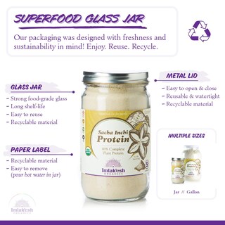 Foto 6 | Foto 6 | Tarro De Metal Imlakesh Organics Sacha Inchi De 340 Ml De Proteína En Polvo - Venta Internacional.
