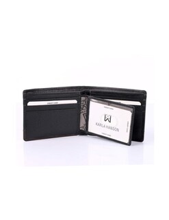 Foto 4 | Foto 4 | Cartera Karla Hanson Para Hombre Con Bloqueo Rfid De Piel Plegable Color Negro - Venta Internacional.