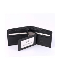 Foto 5 | Foto 5 | Cartera Karla Hanson Para Hombre Con Bloqueo Rfid De Piel Plegable Color Negro - Venta Internacional.