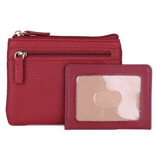 Foto 2 | Foto 2 | Funda Para Monedas/tarjetas Julia Buxton Pebble Rfid Pik-me-up Red - Venta Internacional.
