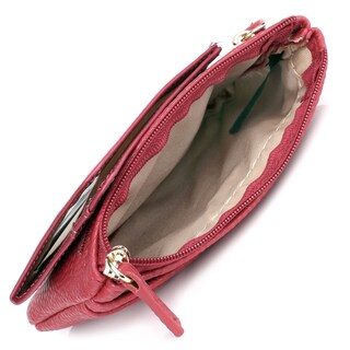 Foto 6 | Foto 6 | Funda Para Monedas/tarjetas Julia Buxton Pebble Rfid Pik-me-up Red - Venta Internacional.