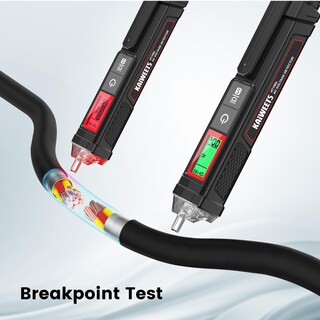 Foto 4 | Foto 4 | Comprobador De Tensión Sin Contacto Kaiweets Ac 12 V/70 V-1000 V Negro - Venta Internacional.