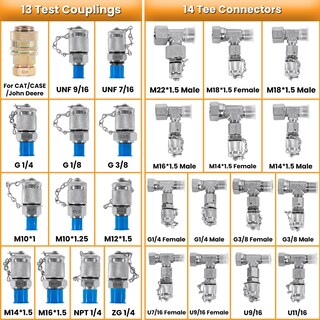 Foto 4 | Foto 4 | Kit De Prueba De Presión Hidráulica Con 5 Manómetros Para Excavadora - Venta Internacional.