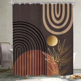 Foto 3 | Foto 3 | Cortina De Ducha Komllex Chic Abstract Impermeable Poliéster - Venta Internacional.