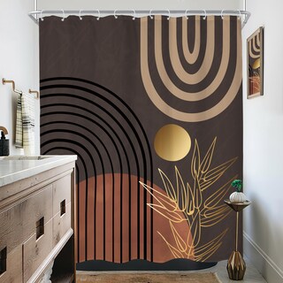 Foto 4 | Foto 4 | Cortina De Ducha Komllex Chic Abstract Impermeable Poliéster - Venta Internacional.