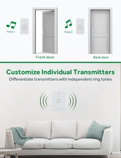 Foto 4 | Foto 4 | Timbre De Puerta Inalámbrico Avantek Cw-21 Mini A Prueba De Agua De 1000 Pies - Venta Internacional.