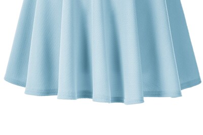 Foto 4 | Foto 4 | Falda Midi Urban Coco Versatile Elástica Acampanada Azul Claro - Venta Internacional.