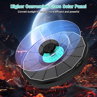 Foto 4 | Foto 4 | Fuente Solar Gaizerl Cyan Flower De 3 5 W Para Baño De Pájaros - Venta Internacional.
