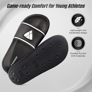 Foto 2 | Foto 2 | Sandalias Soccer Slide Vizari Ss Para Adultos Y Adolescentes Color Negro - Venta Internacional.