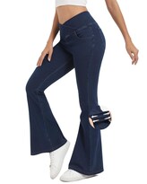 Pantalones Vaqueros Toniry Para Mujer Cintura Alta Azul Oscuro - Venta Internacional.