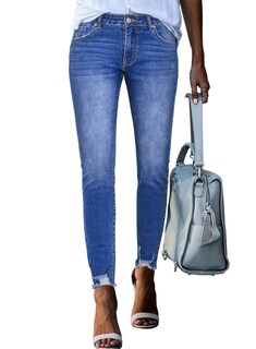 Foto 4 | Foto 4 | Jeans Shewin Elásticos Para Adelgazar De Cintura Alta Para Mujer - Venta Internacional.