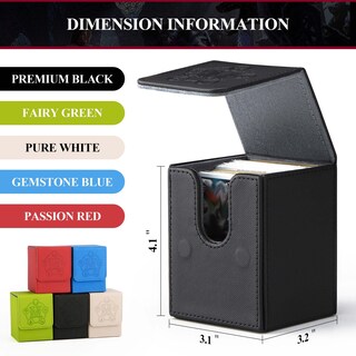 Foto 2 | Foto 2 | La Caja De Cartas Tcguard Para Almacenamiento De Cartas Mtg Tiene Capacidad Para Más De 100 Tarjetas - Venta Internacional.