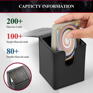 Foto 3 | Foto 3 | La Caja De Cartas Tcguard Para Almacenamiento De Cartas Mtg Tiene Capacidad Para Más De 100 Tarjetas - Venta Internacional.