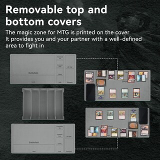 Foto 6 | Foto 6 | Caja De Almacenamiento Para Tarjetas Coleccionables Stepane 3800+ Con Separadores  Color Negro Y Gris - Venta Internacional.