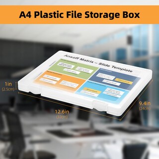 Foto 2 | Foto 2 | Caja Organizadora Y De Almacenamiento De Papel Moon Magpie  Tamaño A4 X 10 - Venta Internacional.