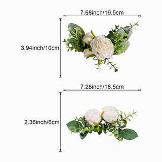 Foto 7 | Foto 7 | Set De 3 Piezas Para Decoración De Tartas Con Flores Artificiales Para Fiestas - Venta Internacional.