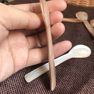 Foto 2 | Foto 2 | Juego De 10 Cucharas De Caviar De Nácar Rosa De 9 Cm Duebel - Venta Internacional.