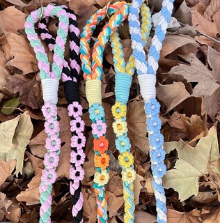 Foto 4 | Foto 4 | Correa Para Perro Panda Jianghu Algodón Trenzado 1 5 M Duradera Arcoíris - Venta Internacional.