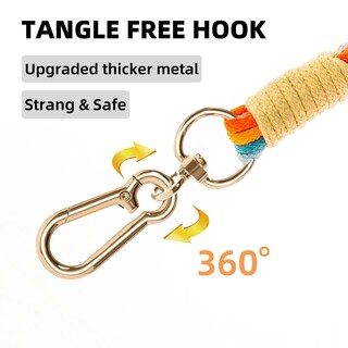 Foto 5 | Foto 5 | Correa Para Perro Panda Jianghu Algodón Trenzado 1 5 M Duradera Arcoíris - Venta Internacional.