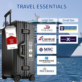 Foto 3 | Foto 3 | Etiquetas De Equipaje Seavilia Para Crucero Ncl Princess Carnival - Venta Internacional.