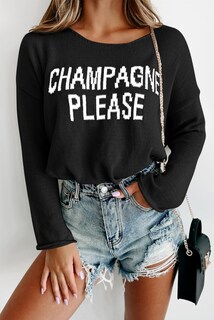 Foto 2 | Foto 2 | Jersey Lemafer Champagne Please Graphic 100% Algodón Para Mujer - Venta Internacional.
