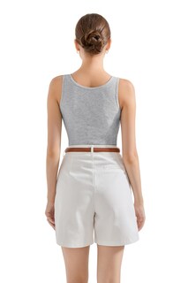 Foto 5 | Foto 5 | Camiseta Sin Mangas Suuksess De Algodón Acanalado Con Acolchado Sin Mangas - Venta Internacional.