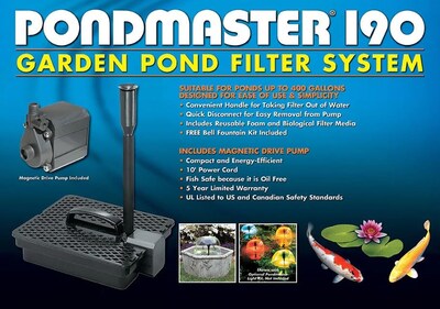 Foto 3 | Foto 3 | Kit De Filtro Y Bomba Para Estanques Danner Manufacturing Pondmaster Pmk 190 - Venta Internacional.