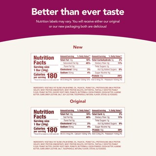 Foto 2 | Foto 2 | ¡piensa En Barritas Proteicas! Mantequilla De Cacahuete Delight Chocolate 10x40 G - Venta Internacional.