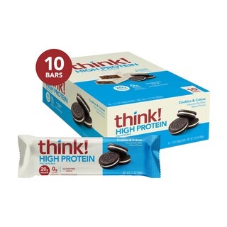 Foto 2 | Foto 2 | ¡piensa En Barritas Proteicas! Galletas Y Crema 10x60 G Sin Gluten - Venta Internacional.