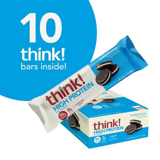 Foto 3 | Foto 3 | ¡piensa En Barritas Proteicas! Galletas Y Crema 10x60 G Sin Gluten - Venta Internacional.