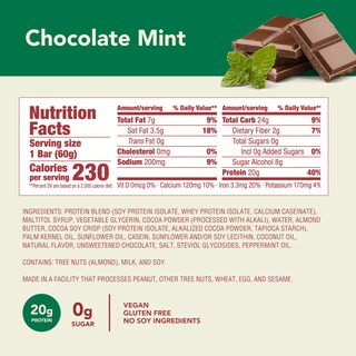 Foto 6 | Foto 6 | Protein Bar  ¡piensa! Paquete De 5 Unidades Con Chocolate Y Menta Con Alto Contenido De Proteínas - Venta Internacional.