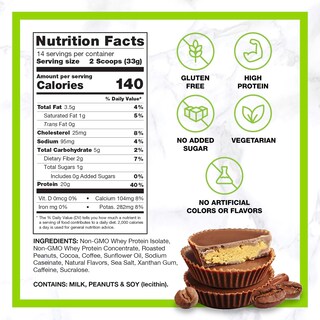 Foto 3 | Foto 3 | Mantequilla De Cacahuete Con Chocolate Chile Y Café Helado Con Alto Contenido De Proteínas 470 Ml - Venta Internacional.