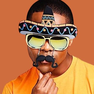 Foto 3 | Foto 3 | Gafas De Sol Sun-staches Estilo Sombrero Atuendo De Fiesta Unisex - Venta Internacional.