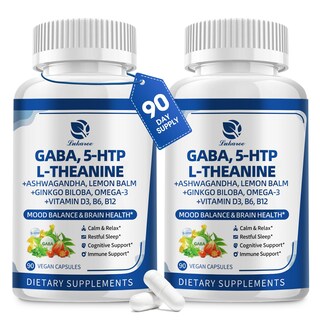 Foto 1 | Foto 1 | Suplementos Lukaree Gaba 750 Mg Con L Teanina 5htp Ashwagandha - Venta Internacional.