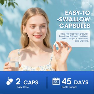 Foto 7 | Foto 7 | Suplementos Lukaree Gaba 750 Mg Con L Teanina 5htp Ashwagandha - Venta Internacional.