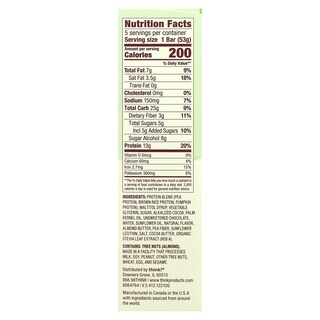 Foto 2 | Foto 2 | Barras De Proteínas ¡piensa! Chocolate Con Menta  5 X 53 G  Alto Contenido De Proteínas - Venta Internacional.