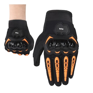 Foto 1 | Foto 1 | Guantes Proteccion Belug Pantalla Táctil De Dedo Para Motocicleta Naranja M