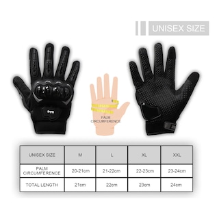 Foto 4 | Foto 4 | Guantes Proteccionbelug Pantalla Táctil De Dedo Para Motocicleta Negro M