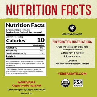 Foto 2 | Foto 2 | Té De Hojas Sueltas De Yerba Mate Ecoteas Orgánico 454 G (paquete De 3) - Venta Internacional.