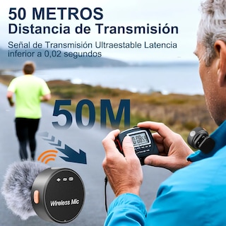 Foto 2 | Foto 2 | ''micrófono Inalambrico Lavalier Solapa Para Iphone Android ''