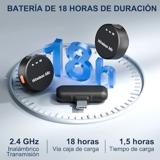 Foto 3 | Foto 3 | ''micrófono Inalambrico Lavalier Solapa Para Iphone Android ''