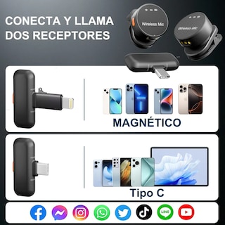 Foto 4 | Foto 4 | ''micrófono Inalambrico Lavalier Solapa Para Iphone Android ''